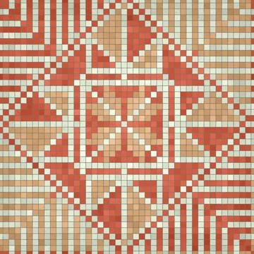 Mosaic tiles vector background 库存插图