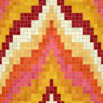 Mosaic tiles vector background 库存插图