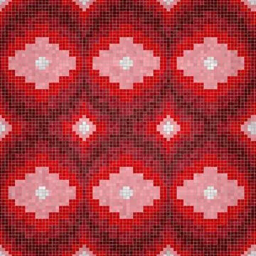 Mosaic tiles vector background Stockillustratie