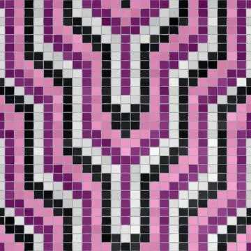 Mosaic tiles vector background 库存插图