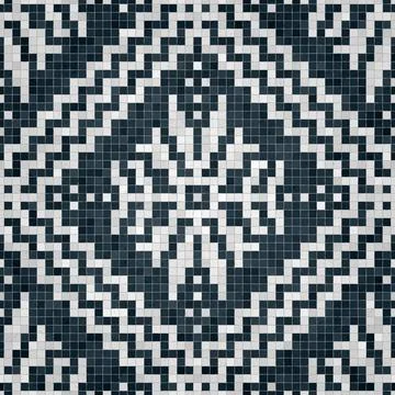 Mosaic tiles vector background 库存插图