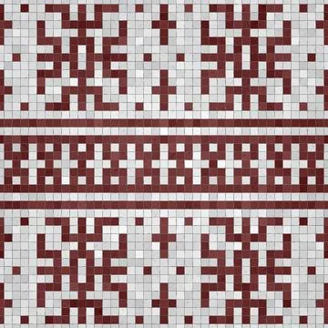 Mosaic tiles vector background Illustrazione stock