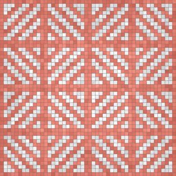 Mosaic tiles vector background 库存插图