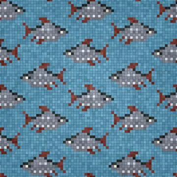 Mosaic tiles vector background Stockillustratie