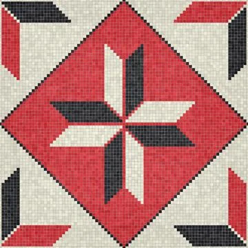 Mosaic tiles vector background  스톡 일러스트
