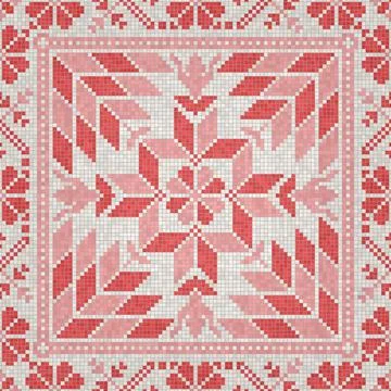 Mosaic tiles vector background  Stockillustratie