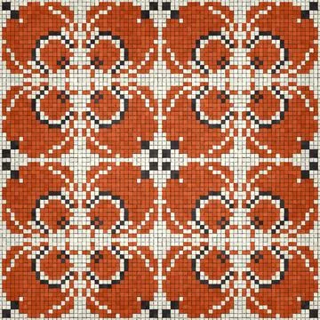 Mosaic tiles vector background  스톡 일러스트