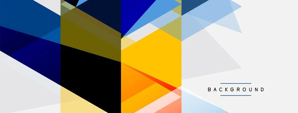 Mosaic triangles geometric background. Techno or business concept, pattern for イラスト素材