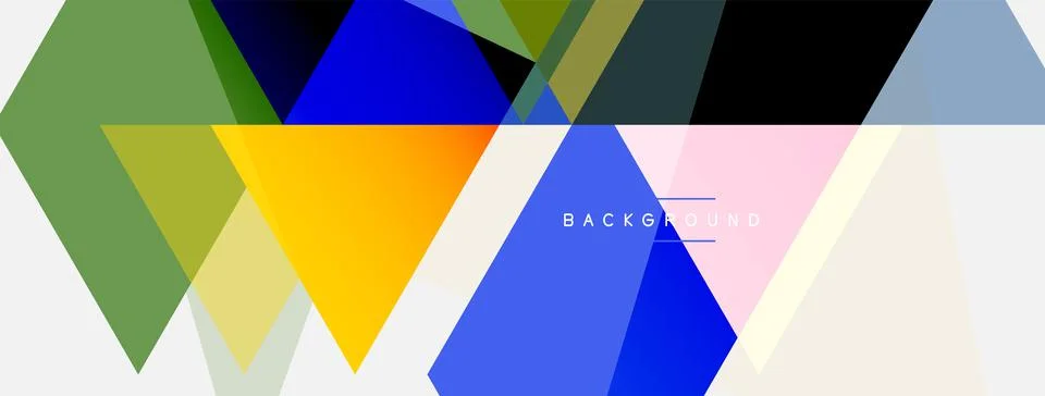 Mosaic triangles geometric background. Techno or business concept, pattern for イラスト素材