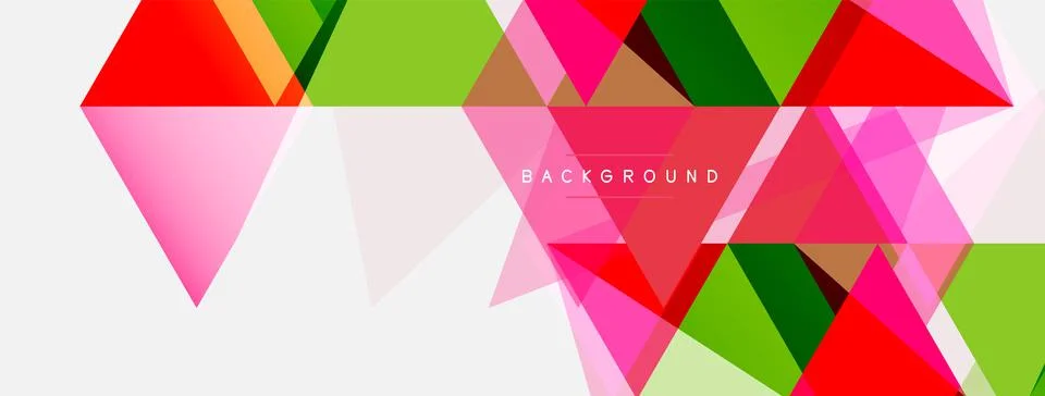 Mosaic triangles geometric background. Techno or business concept, pattern for イラスト素材