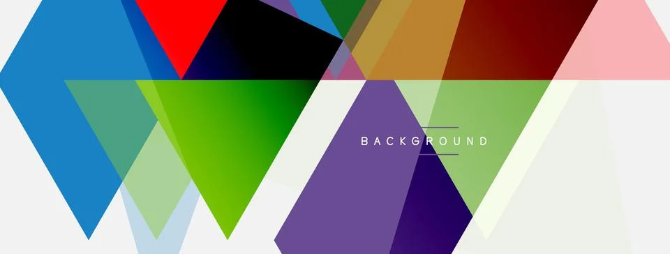 Mosaic triangles geometric background. Techno or business concept, pattern for イラスト素材