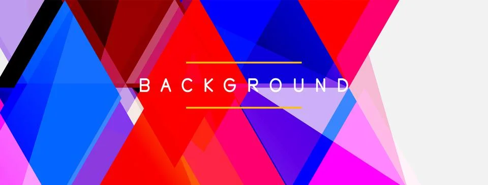 Mosaic triangles geometric background. Techno or business concept, pattern for イラスト素材