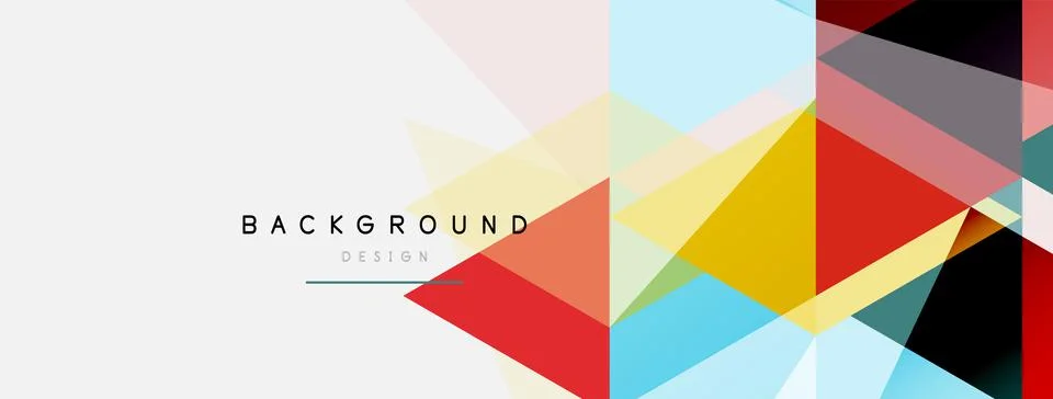Mosaic triangles geometric background. Techno or business concept, pattern for イラスト素材