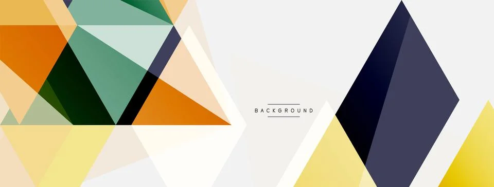 Mosaic triangles geometric background. Techno or business concept, pattern for イラスト素材
