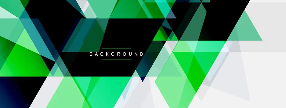 Mosaic triangles geometric background. Techno or business concept, pattern for イラスト素材