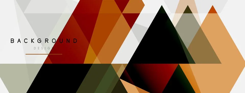 Mosaic triangles geometric background. Techno or business concept, pattern for イラスト素材