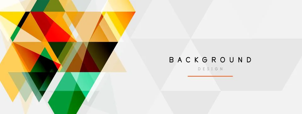Mosaic triangles geometric background. Techno or business concept, pattern for イラスト素材