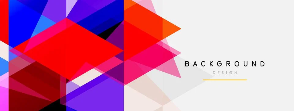 Mosaic triangles geometric background. Techno or business concept, pattern for イラスト素材