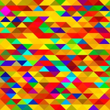 Mosaic triangles texture Stock Illustration