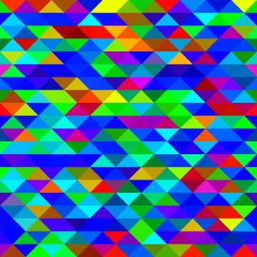 Mosaic triangles texture Ilustração Stock