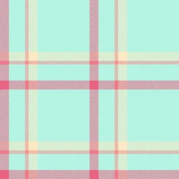 Mosaic vector check plaid, damask tartan fabric seamless. Baby background t.. Stock Illustration