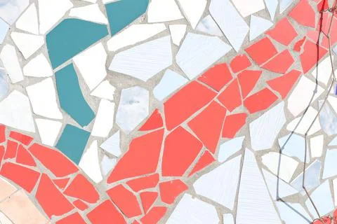 Mosaic wall Stock Photos