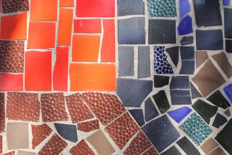 Mosaic wall Stock Photos