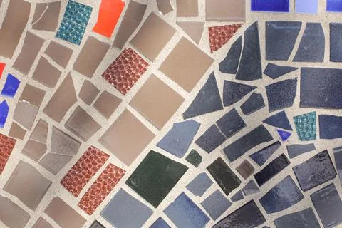 Mosaic wall Stock Photos