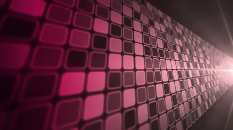 Mosaic Wall Pink Stock Footage 26052600