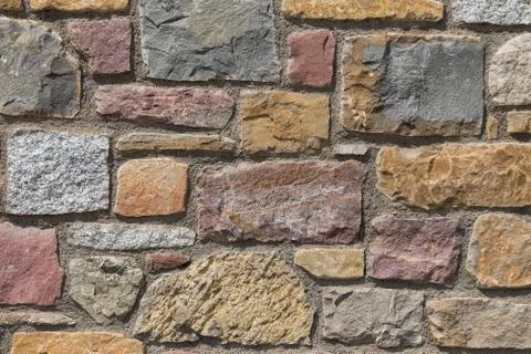 Mosaic wall texture. Stock Photos