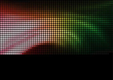 Mosaic - Wave Effect Stock Illustration