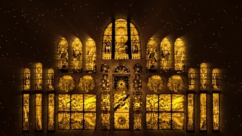 Mosaic Windows Motion Background VJ Loops Stock-Footage 74360406