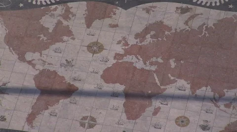 Mosaic of the world Stock Footage 414513