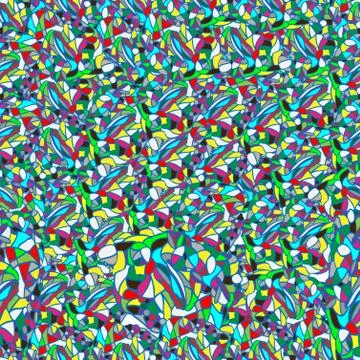 Mosaik seamless pattern 스톡 일러스트