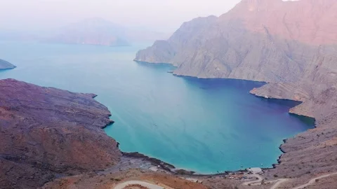 Mosandam Oman Stock Footage 168128846