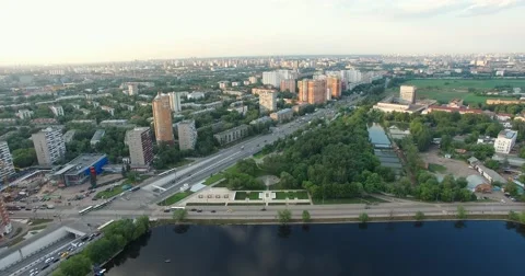 Moscow. Aerial view Stock Footage 63650838