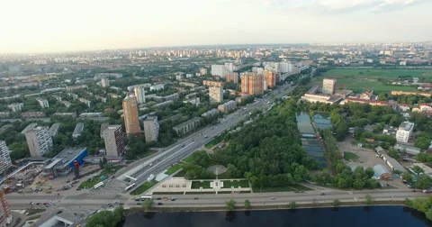 Moscow. Aerial view Stock Footage 63650840