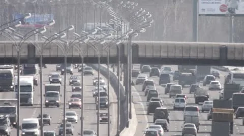 Moscow big ring road Vídeos de archivo 10841409