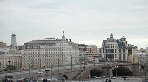 Moscow business center Stock Footage 36905053