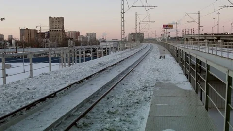 Moscow center ring MCC type of surface passenger transport Stock Footage 71873792