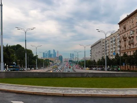 The Moscow City complex 写真素材