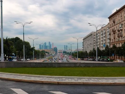 The Moscow City complex Stock Photos