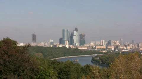 Moscow City Stock Footage 367865