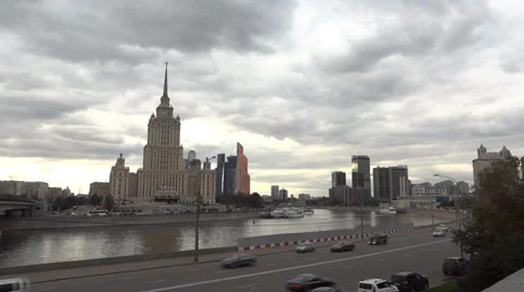 Moscow city 스톡 동영상 30600351