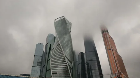 Moscow City Video stock 55560960