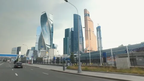 Moscow City Video stock 93674992