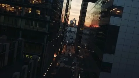 Moscow city Stock Footage 96192688