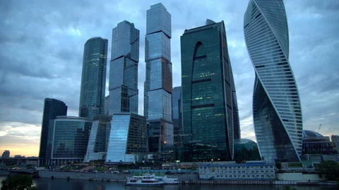 Moscow City 動画素材 112139188