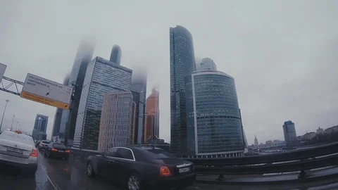 Moscow City Stock Footage 125667422