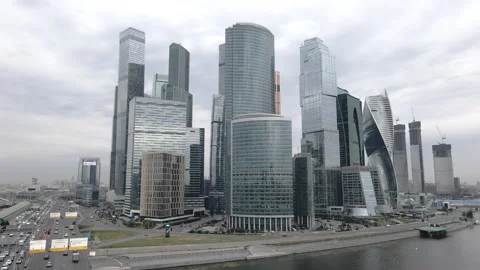 Moscow City Video stock 142512904